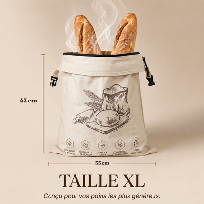 Le Sac à Pain en Cire d'Abeille | Maison Jeanne