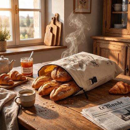 Le Sac à Pain en Cire d'Abeille | Maison Jeanne