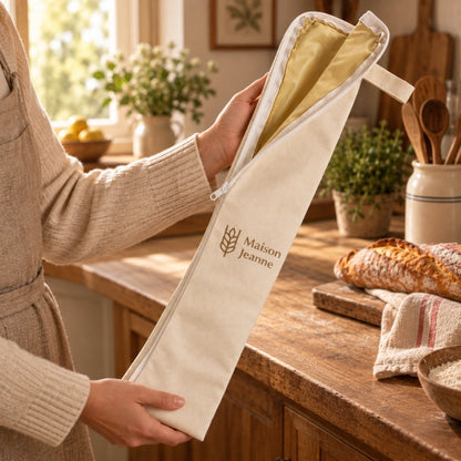 Le Sac à Baguette en Cire d'Abeille | Maison Jeanne