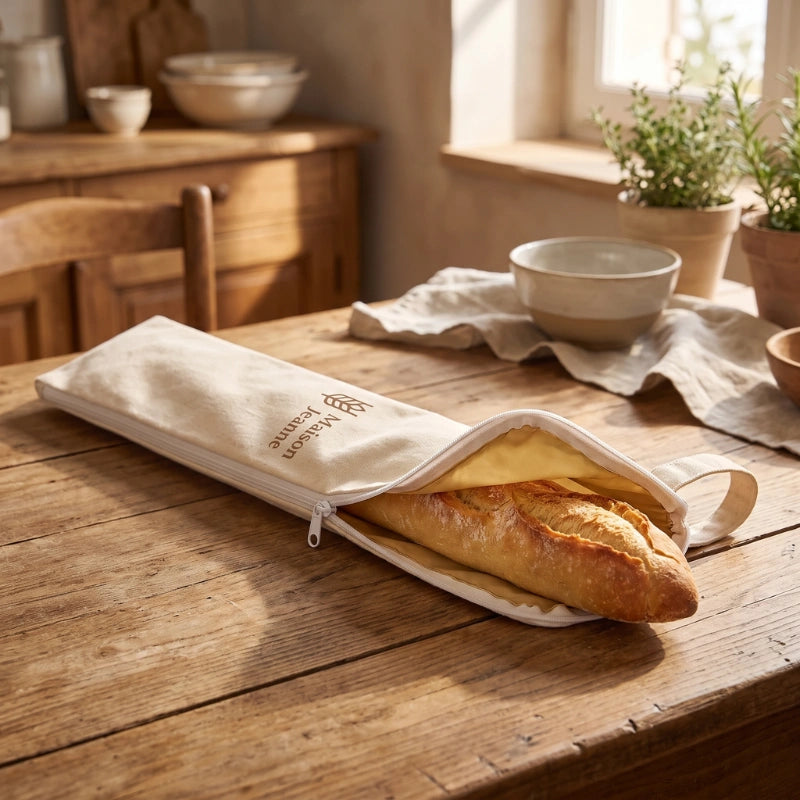 Le Sac à Baguette en Cire d'Abeille | Maison Jeanne