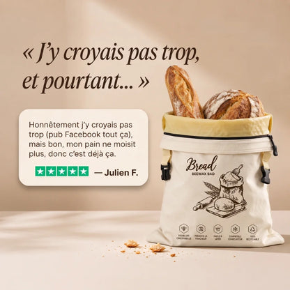 Le Sac à Pain en Cire d'Abeille | Maison Jeanne