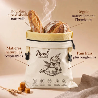 Le Sac à Pain en Cire d'Abeille | Maison Jeanne