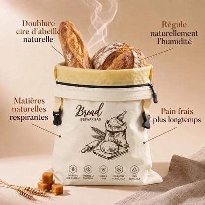 Le Sac à Pain en Cire d'Abeille | Maison Jeanne