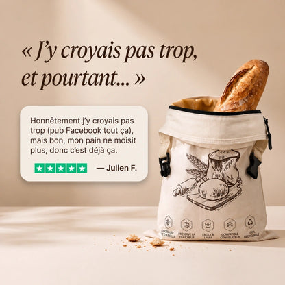 Le Sac à Pain en Cire d'Abeille | Maison Jeanne
